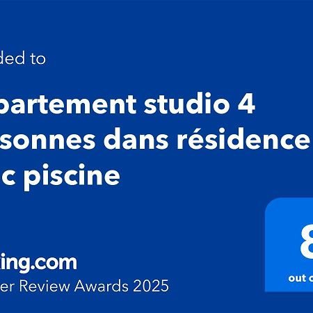 Appartement Studio 4 Personnes Dans Residence Avec Piscine Quiberon Extérieur photo